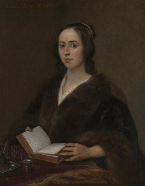Portrait Of Anna Maria Van Schurman by Jan Lievens