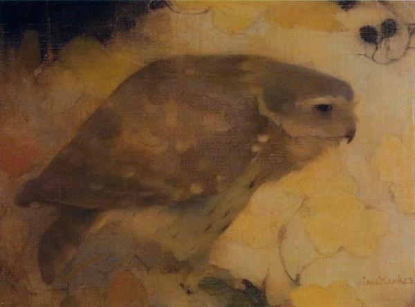 Jan Mankes Owl On A Branch