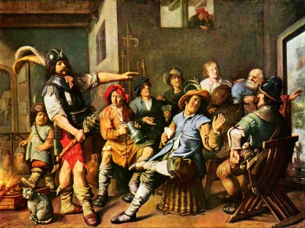 Denial Of St Peter by Jan Miense Molenaer Oil Painting Reproductions