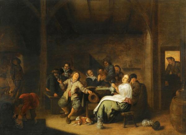 Merry Company In An Inn by Jan Miense Molenaer Oil Painting Reproductions