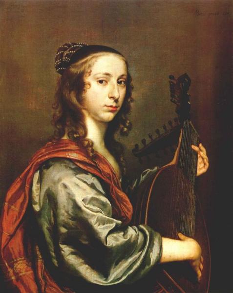 Jan Mijtens Lady Playing The Lute