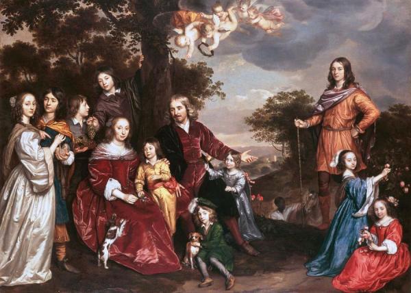 Jan Mijtens The Family Of Willem Van Den Kerckhoven