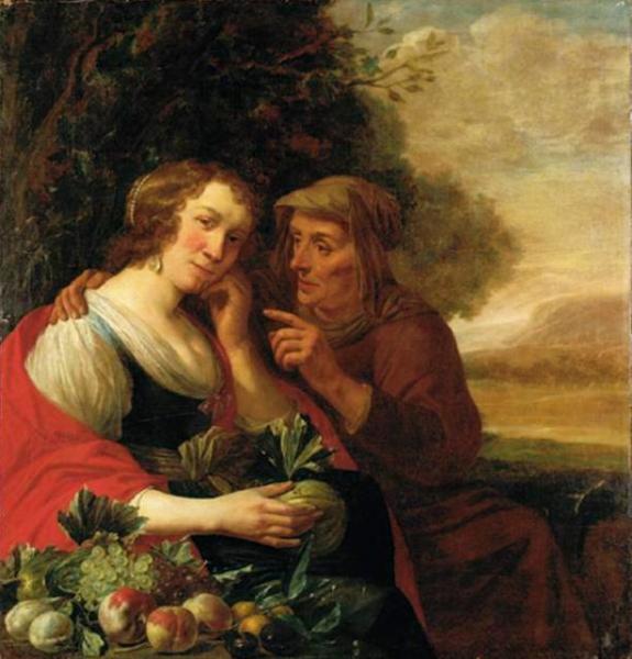 Vertumnus And Pomona by Jan Olis Oil Painting Reproductions
