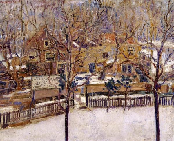 Houses In The Snow by Jan Sluyters