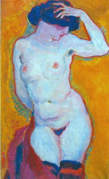 Jan Sluyters Nude Against Yellow Wall