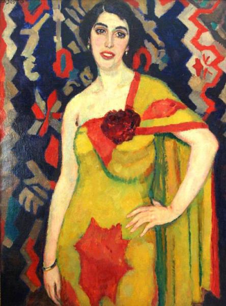 Portrait Of A Dancer by Jan Sluyters Oil Painting Reproductions