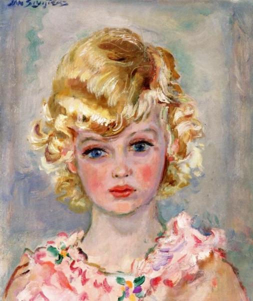 Portrait Of A Young Girl by Jan Sluyters