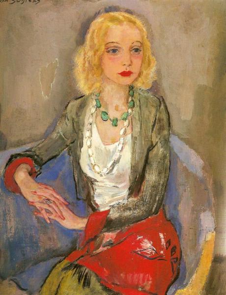 Jan Sluyters Portrait Of Karin Leyden