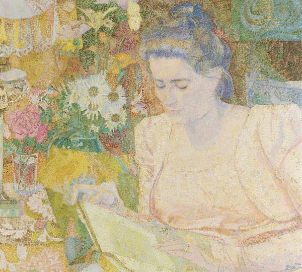 Portrait Of Marie Jeannette Lange by Jan Toorop