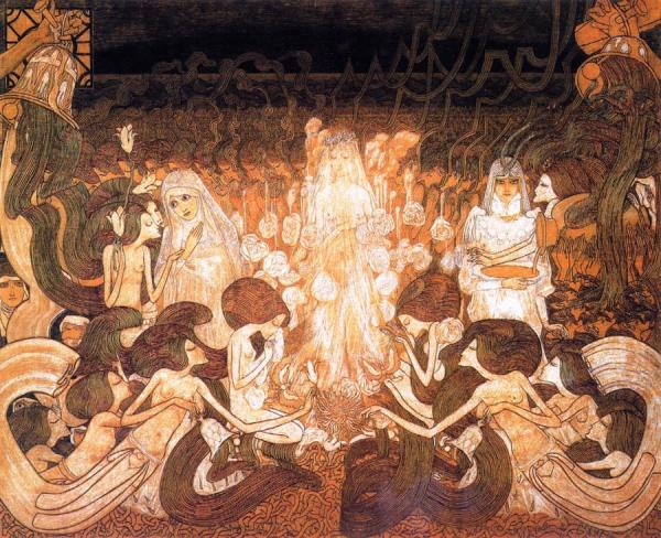 The Three Fiancées by Jan Toorop