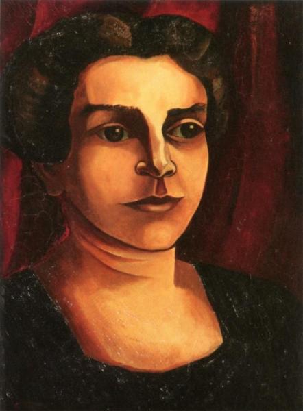 Woman's Head by Jan Toorop