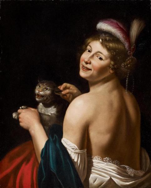 Courtesan by Jan Van Bijlert