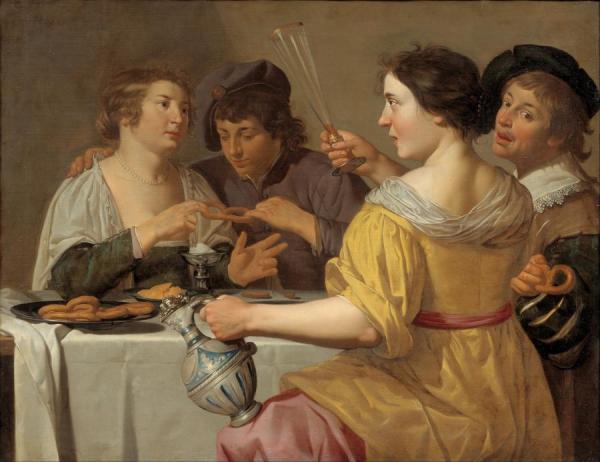 Pulling Of The Pretzel by Jan Van Bijlert