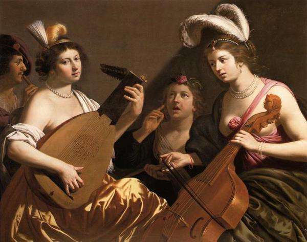 The Concert,1630s by Jan Van Bijlert