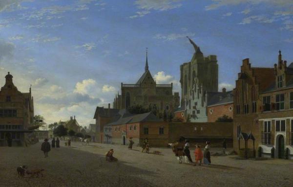 A View In Cologne by Jan Van Der Heyden