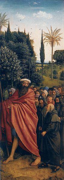 Ghent Altarpiece: Right Panel (detail) by Jan Van Eyck Oil Painting Reproductions