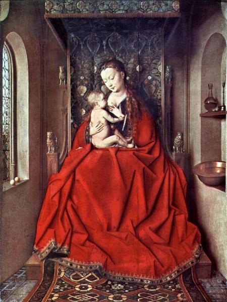 Lucca Madonna by Jan Van Eyck Oil Painting Reproductions