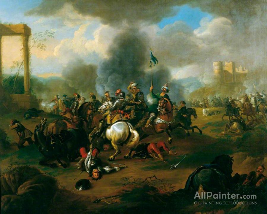 Jan Van Huchtenburgh Battle Scene From The Wars Of The Ottoman Empire ...