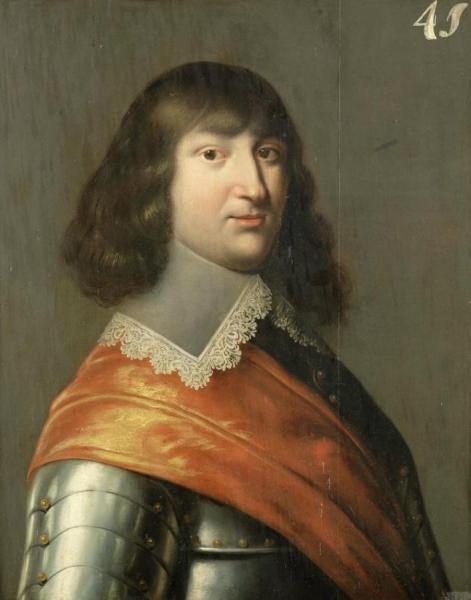 Portrait Of Johan Ernst Ii Van Nassau by Jan Van Teylingen Oil Painting Reproductions