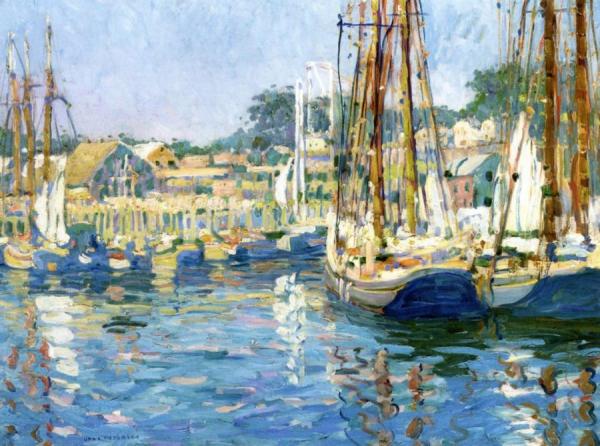 Jane Peterson Gloucester Harbor - Late Afternoon