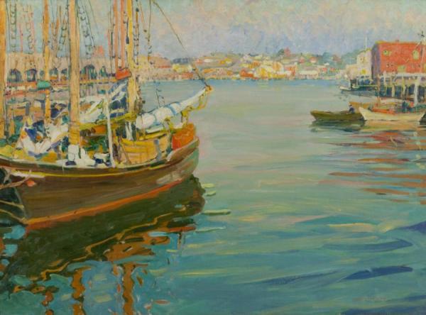 Harbor Scene by Jane Peterson