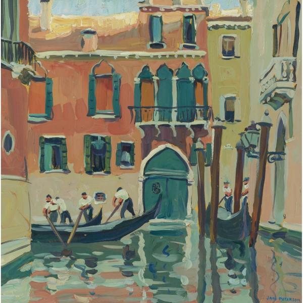Old Red House, Venice by Jane Peterson Oil Painting Reproductions