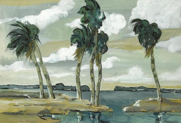 Jane Peterson Palms And Trade Winds