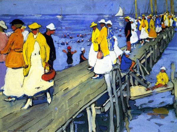 Jane Peterson The Landing Pier, Edgertown
