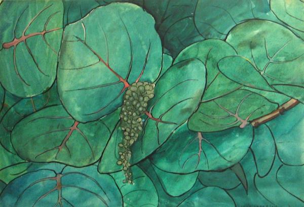 Tropical Vegetation by Jane Peterson Oil Painting Reproductions