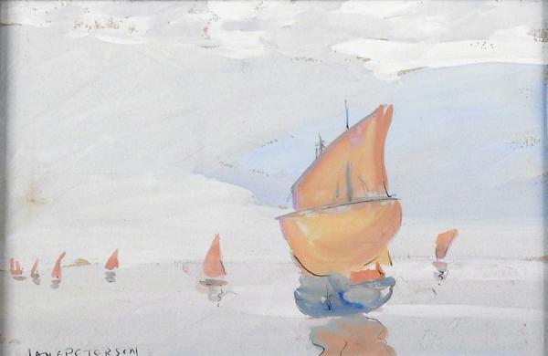 Untitled (sailboats), Ca. 1937 by Jane Peterson