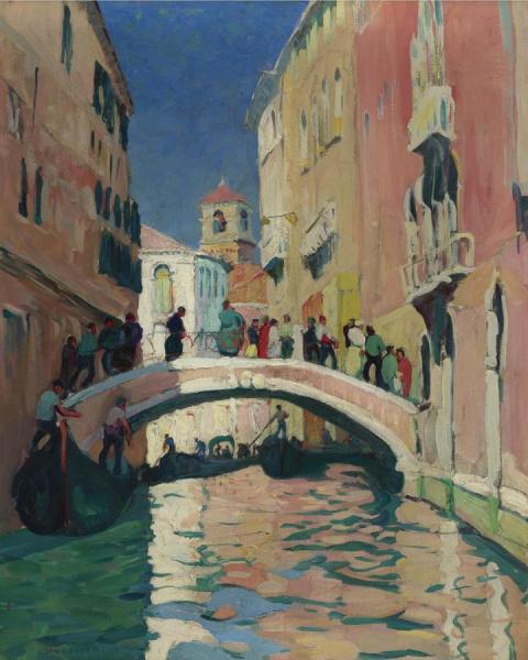Venetian Canal by Jane Peterson