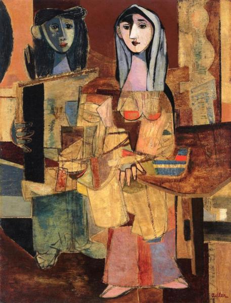The Baal Shem Tov's Daughter by Jankel Adler Oil Painting Reproductions