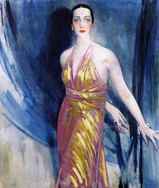 Portrait Of A Lady by János Vaszary