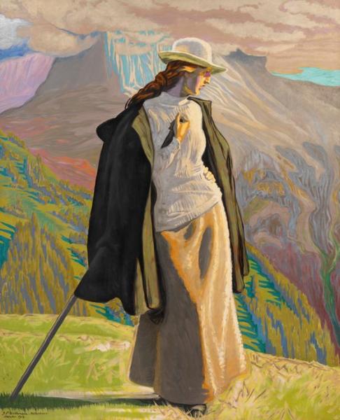Jans Ferdinand Willumsen A Mountain Climber