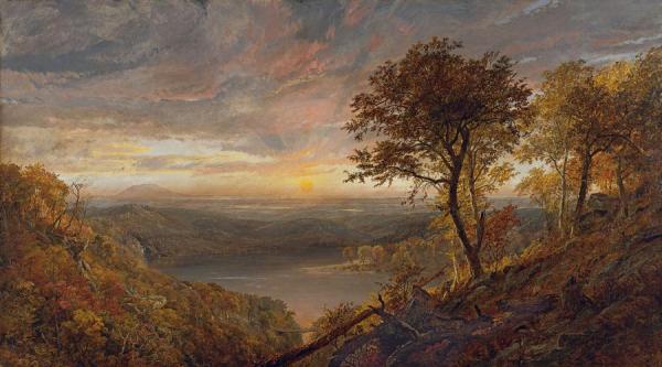Greenwood Lake,1870 by Jasper Francis Cropsey