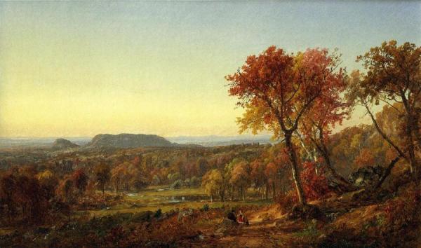 Mounts Adam And Eve,1872 by Jasper Francis Cropsey