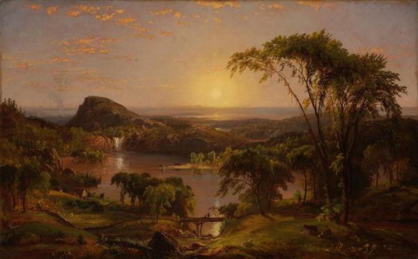 Summer,lake Ontario by Jasper Francis Cropsey