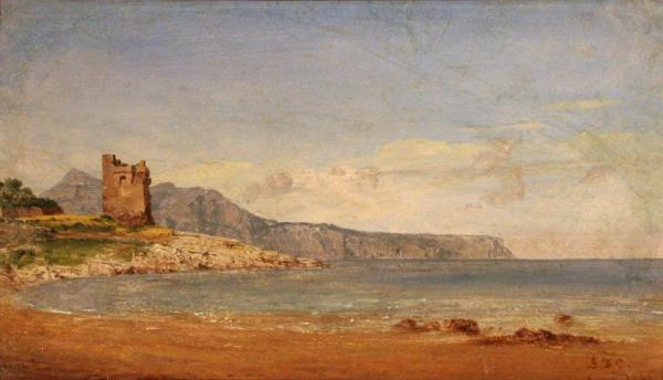 View Of Capri,1848 by Jasper Francis Cropsey