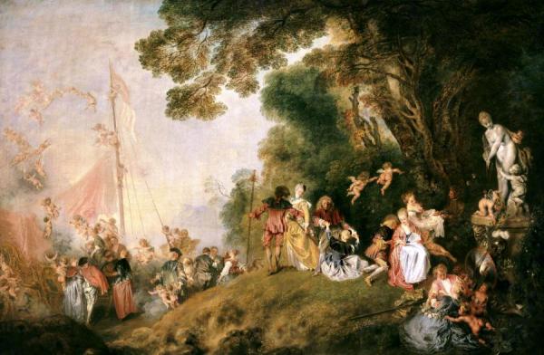 Embarkation For Cythera by Jean-antoine Watteau
