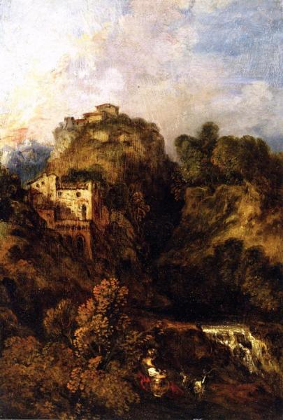 Landscape With Goat by Jean-antoine Watteau Oil Painting Reproductions