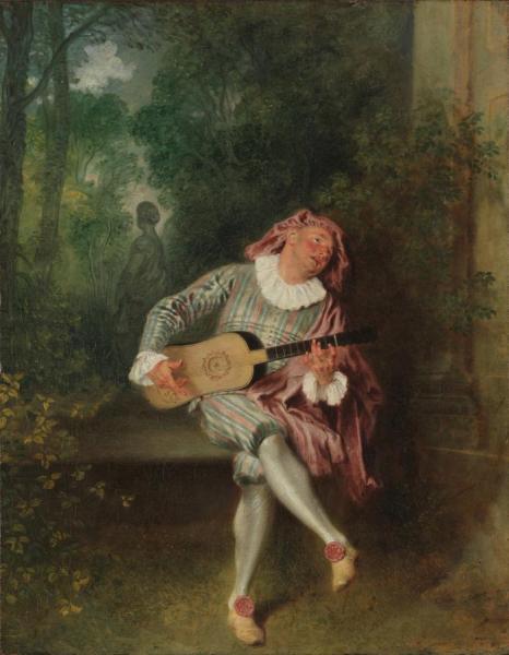 Mezzetin by Jean-antoine Watteau