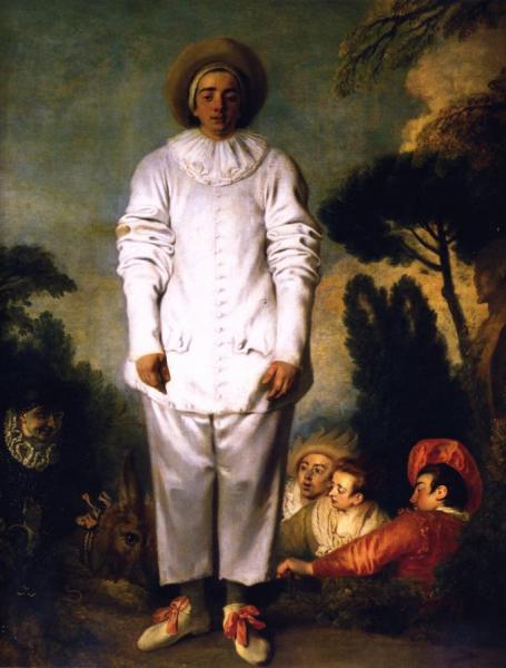 Pierrot, Called Gilles by Jean-antoine Watteau