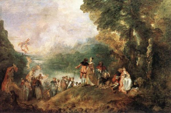 Pilgrimage To Cythera by Jean-antoine Watteau