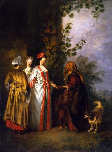 The Fortune Teller by Jean-antoine Watteau