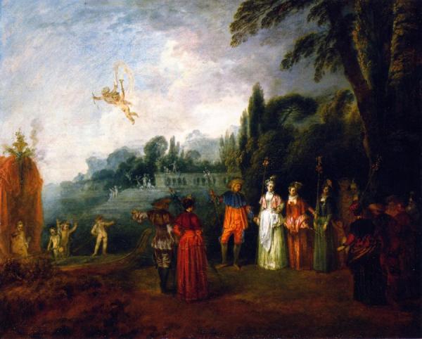 The Island Of Cythera by Jean-antoine Watteau