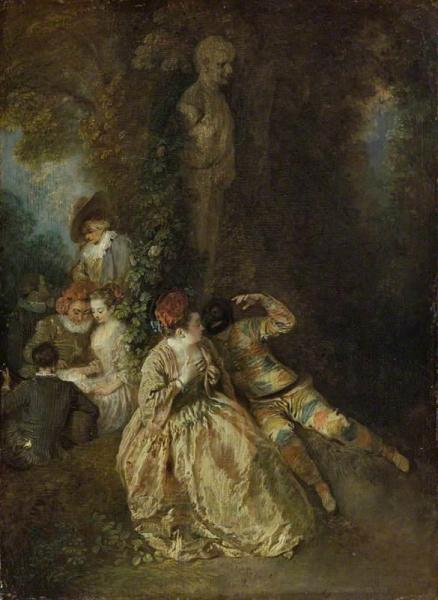 Voulez-vous Triompher Des Belles by Jean-antoine Watteau Oil Painting Reproductions