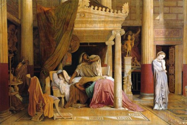Antiochus And Stratonice by Jean Auguste Dominique Ingres