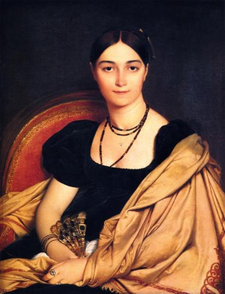 Antonia Duvaucey De Nittis by Jean Auguste Dominique Ingres