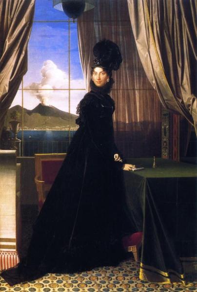 Caroline Murat, Queen Of Naples by Jean Auguste Dominique Ingres