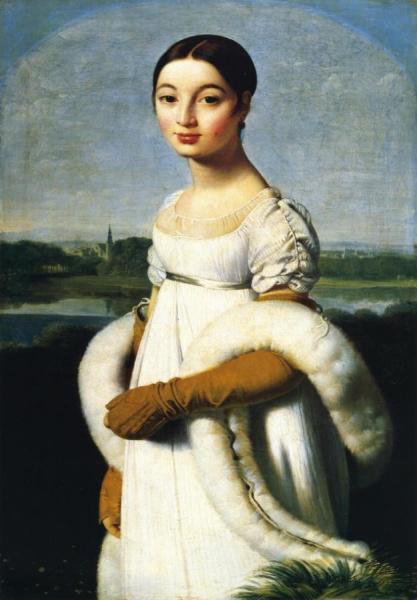 Caroline Riviere by Jean Auguste Dominique Ingres